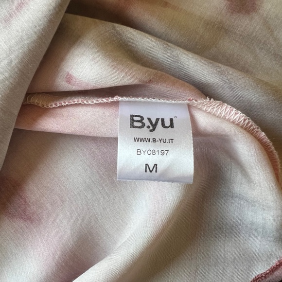 NWT B-YU -  Flowy Crop Tank Top - Size M - Made in Italy - Picture 7 of 13